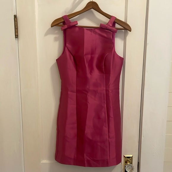 New Anthropologie Hutch Chesca Bow Taffeta Satin Mini Dress size XS - Picture 5 of 17